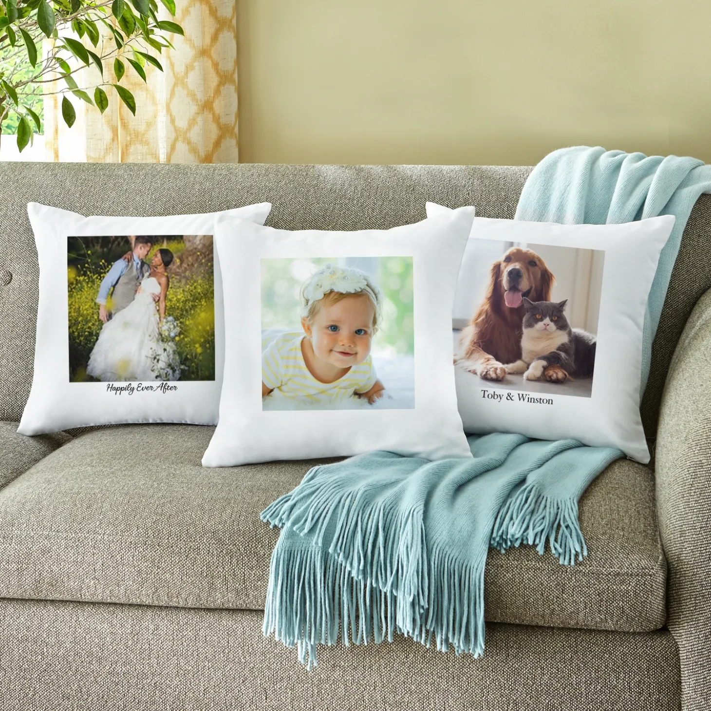 Picture-Perfect Photo Throw Pillow