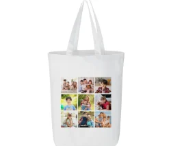 Picture-Perfect Photo Tile Tote Bag