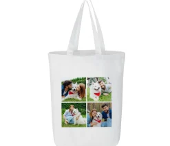 Picture-Perfect Photo Tile Tote Bag