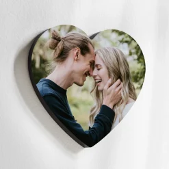 Picture-Perfect Photo Wood Heart Wall Sign