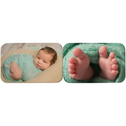 Picture-Perfect Two Sided Photo Purse Mirror