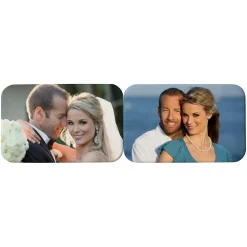 Picture-Perfect Two Sided Photo Purse Mirror