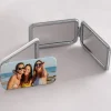 Picture-Perfect Two Sided Photo Purse Mirror