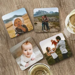 Picture-Perfect Wood Coasters