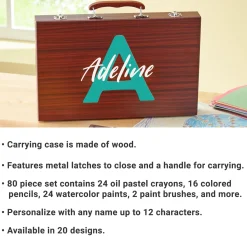 80 Piece Kids Art Set Collection