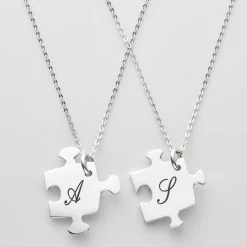 Piece of Me Puzzle Necklace Set