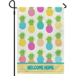 Pineapple Paradise Garden Flag