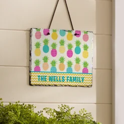 Pineapple Paradise Slate Sign