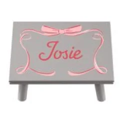 Pink Ribbon Step Stool
