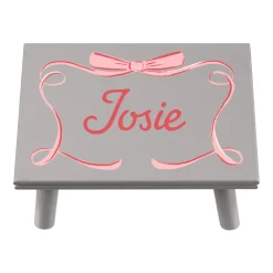 Pink Ribbon Step Stool
