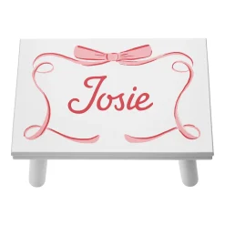 Pink Ribbon Step Stool