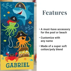 Pirate Parade Beach Towel