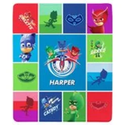 PJ Masks Character Panel Plush Blanket