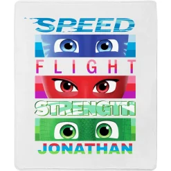 PJ Masks Speed Flight Strength Plush Blanket