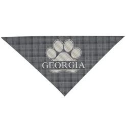 Plaid Paw Print Bandana