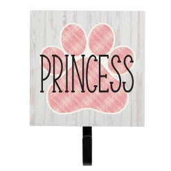 Plaid Paw Print Wall Hook