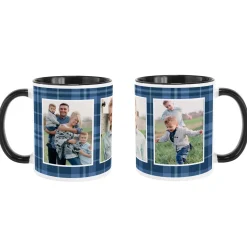 Plaid Photo Mug