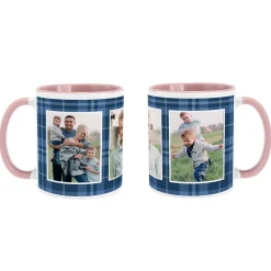 Plaid Photo Mug