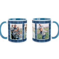 Plaid Photo Mug