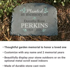 Planted In Love Memorial Garden Stone