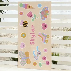 Playful Stickers Beach Towel