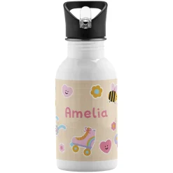 Playful Stickers Water Bottle