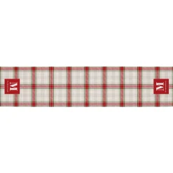 Pleasantly Plaid Initial Table Runner