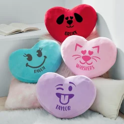 Plush Heart Character Pillow