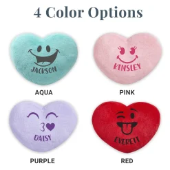 Plush Heart Character Pillow