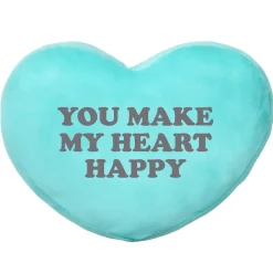 Plush Heart Message Pillow