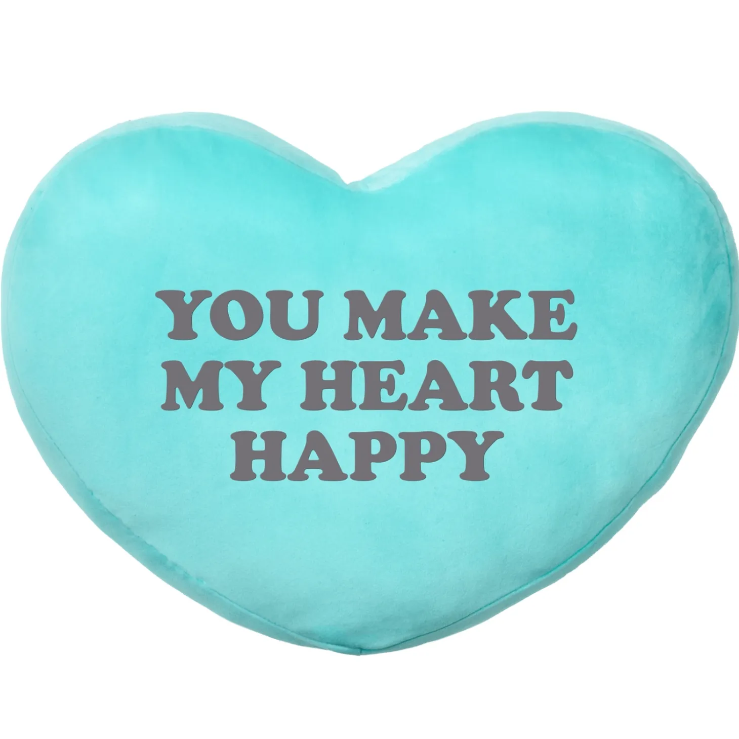 Plush Heart Message Pillow