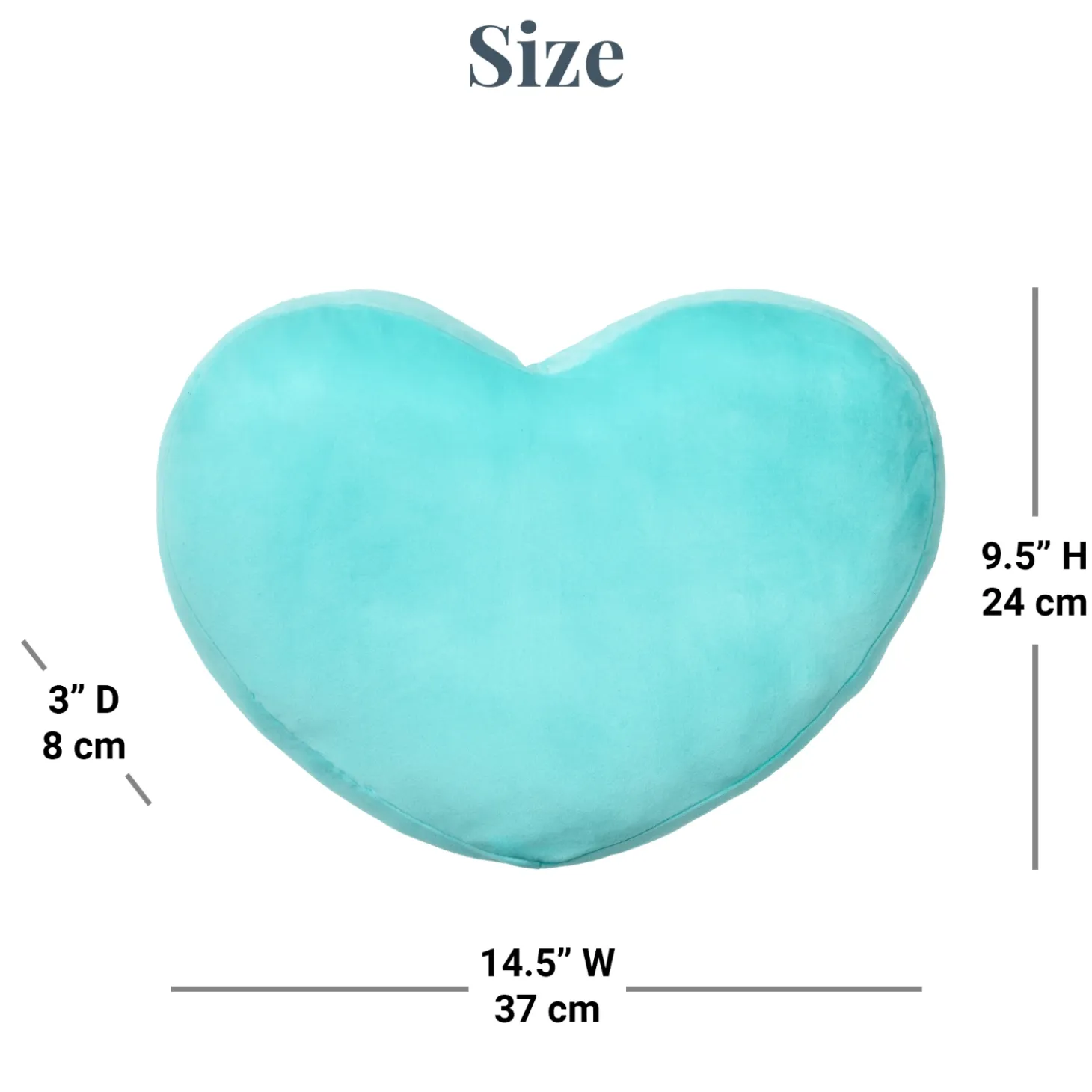 Plush Heart Message Pillow