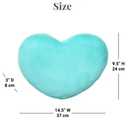 Plush Heart Message Pillow
