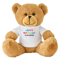 Plush Teddy Bear Gram Colorful Birthday T-Shirt