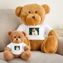 Plush Teddy Bear Gram Photo with Message T-shirt