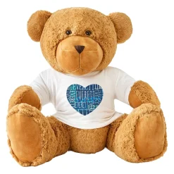 Plush Teddy Bear Gram Signature Style Heart T-Shirt