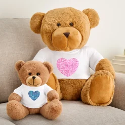 Plush Teddy Bear Gram Signature Style Heart T-Shirt