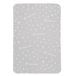 Polka Dot Name Baby Swaddle Blanket