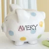 Polka Dot Piggy Bank