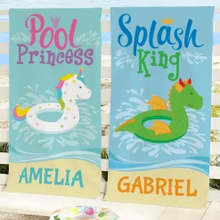 Poolside Royalty Beach Towel