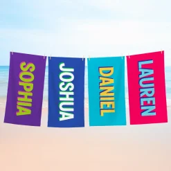 Pop-Art Name Beach Towel