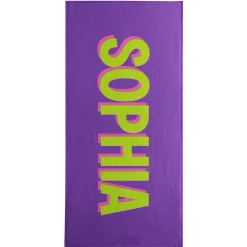Pop-Art Name Beach Towel