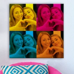 Pop Art Photo Canvas