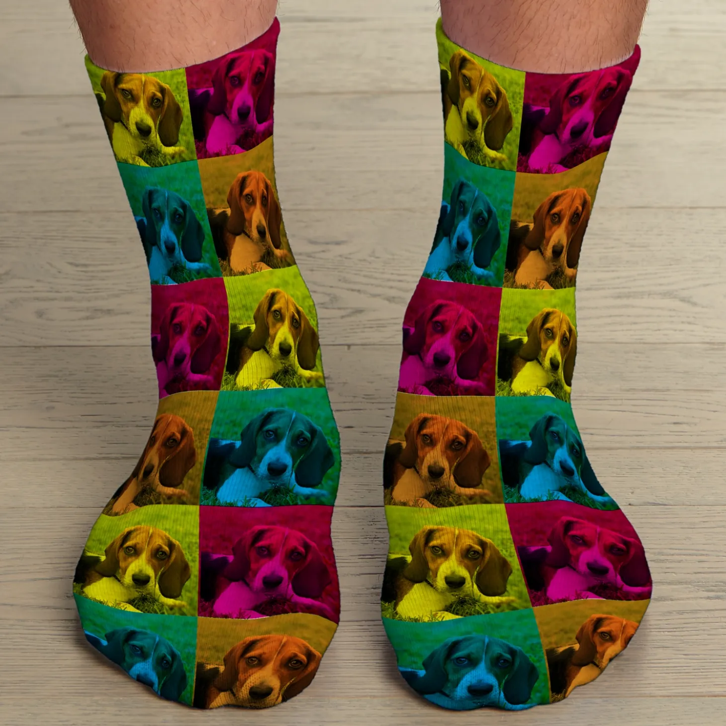 Pop Art Photo Socks