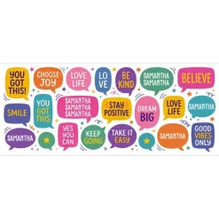 Positive Speech Bubbles Mug