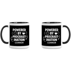 Powered by Procrastination Student Mug