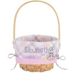 Premium Embroidered 8” Easter Basket