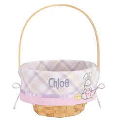 Premium Embroidered Easter Basket