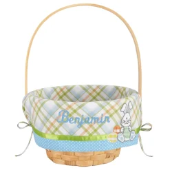 Premium Embroidered Easter Basket