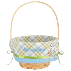 Premium Embroidered Easter Basket